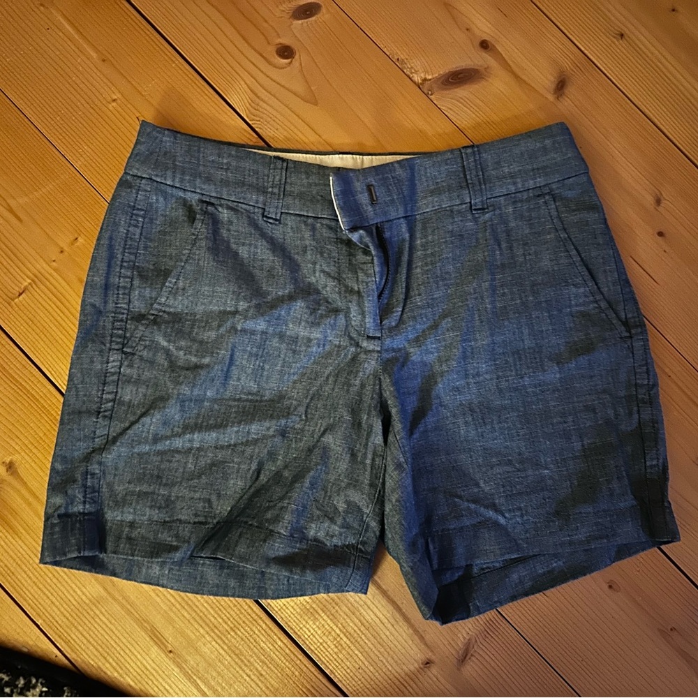 J. Crew Chambray Blue Women's Shorts